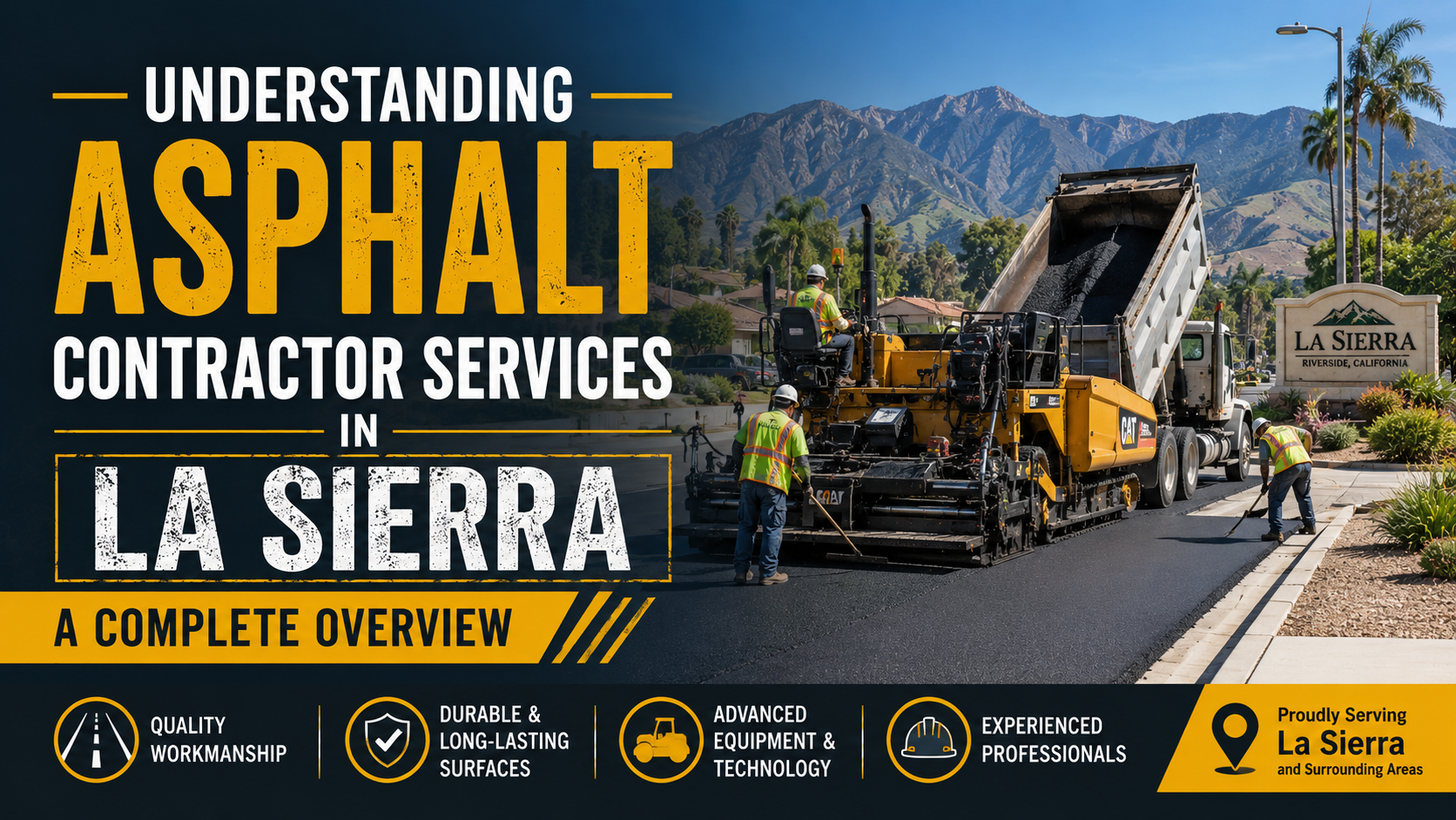 Understanding Asphalt Contractor Services in La Sierra: A Complete Overview